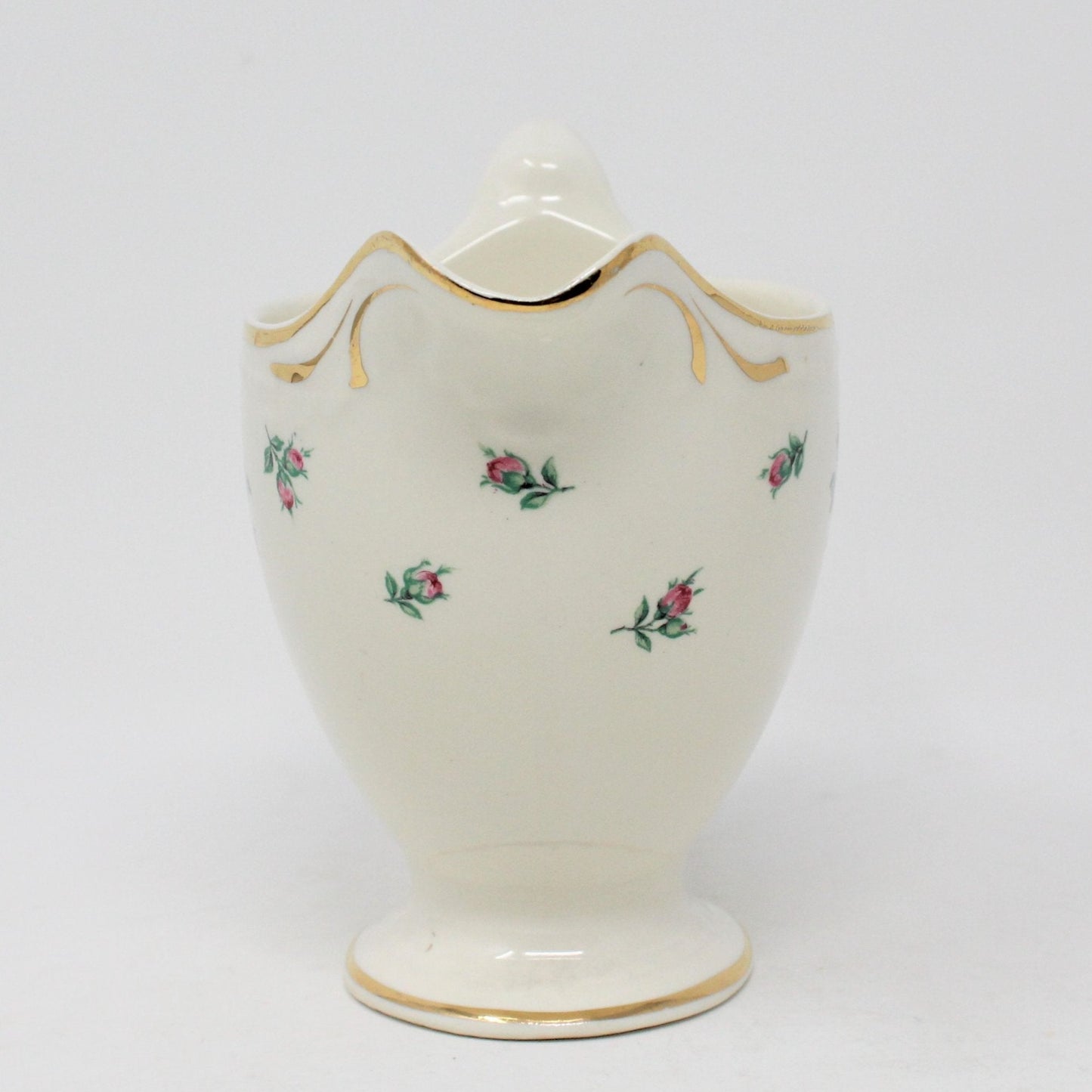 Creamer, Homer Laughlin, Eggshell Georgian, Rambler Rose, Vintage