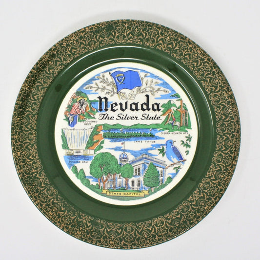 Nevada Souvenir Vintage Plate