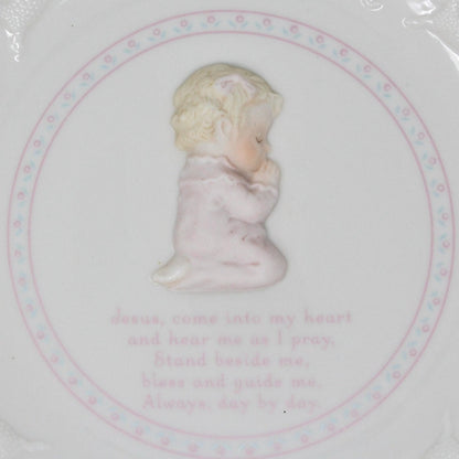 Decorative Plate, Child Prayer Plate, Girl / Pink, Hallmark