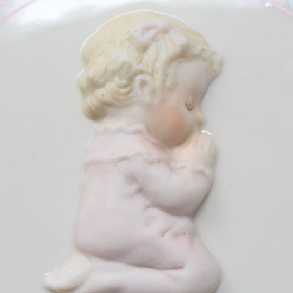 Decorative Plate, Child Prayer Plate, Girl / Pink, Hallmark
