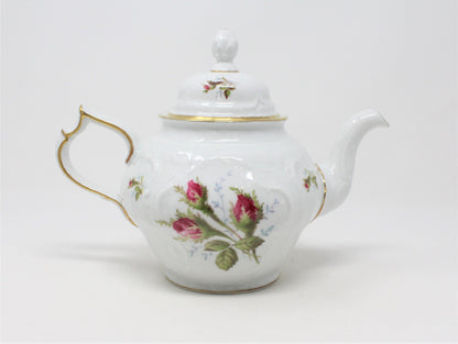 Teapot, Rosenthal SansSouci, Moss Rose, Germany, Vintage