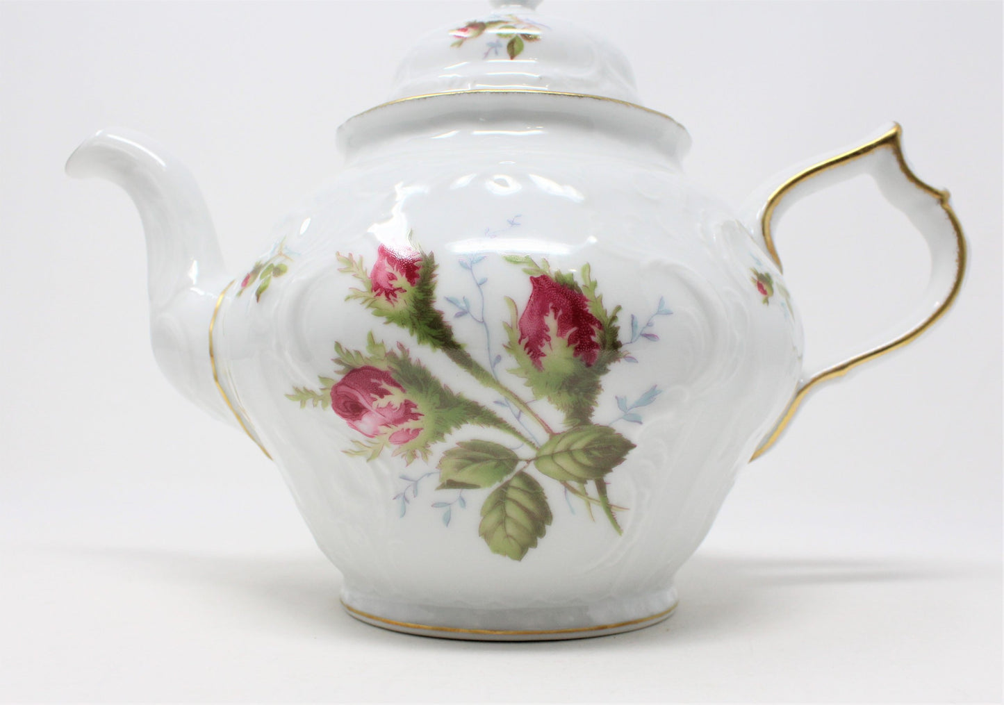 Teapot, Rosenthal SansSouci, Moss Rose, Germany, Vintage