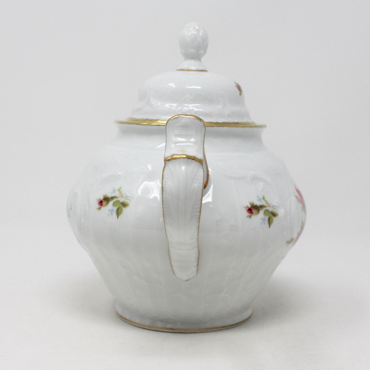 Teapot, Rosenthal SansSouci, Moss Rose, Germany, Vintage