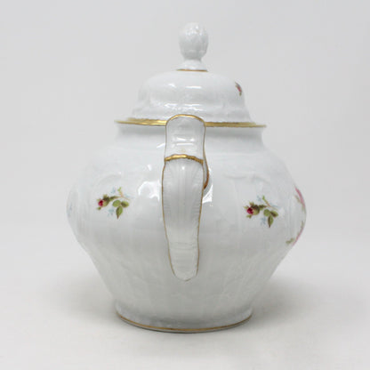 Teapot, Rosenthal SansSouci, Moss Rose, Germany, Vintage