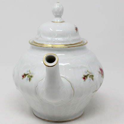 Teapot, Rosenthal SansSouci, Moss Rose, Germany, Vintage
