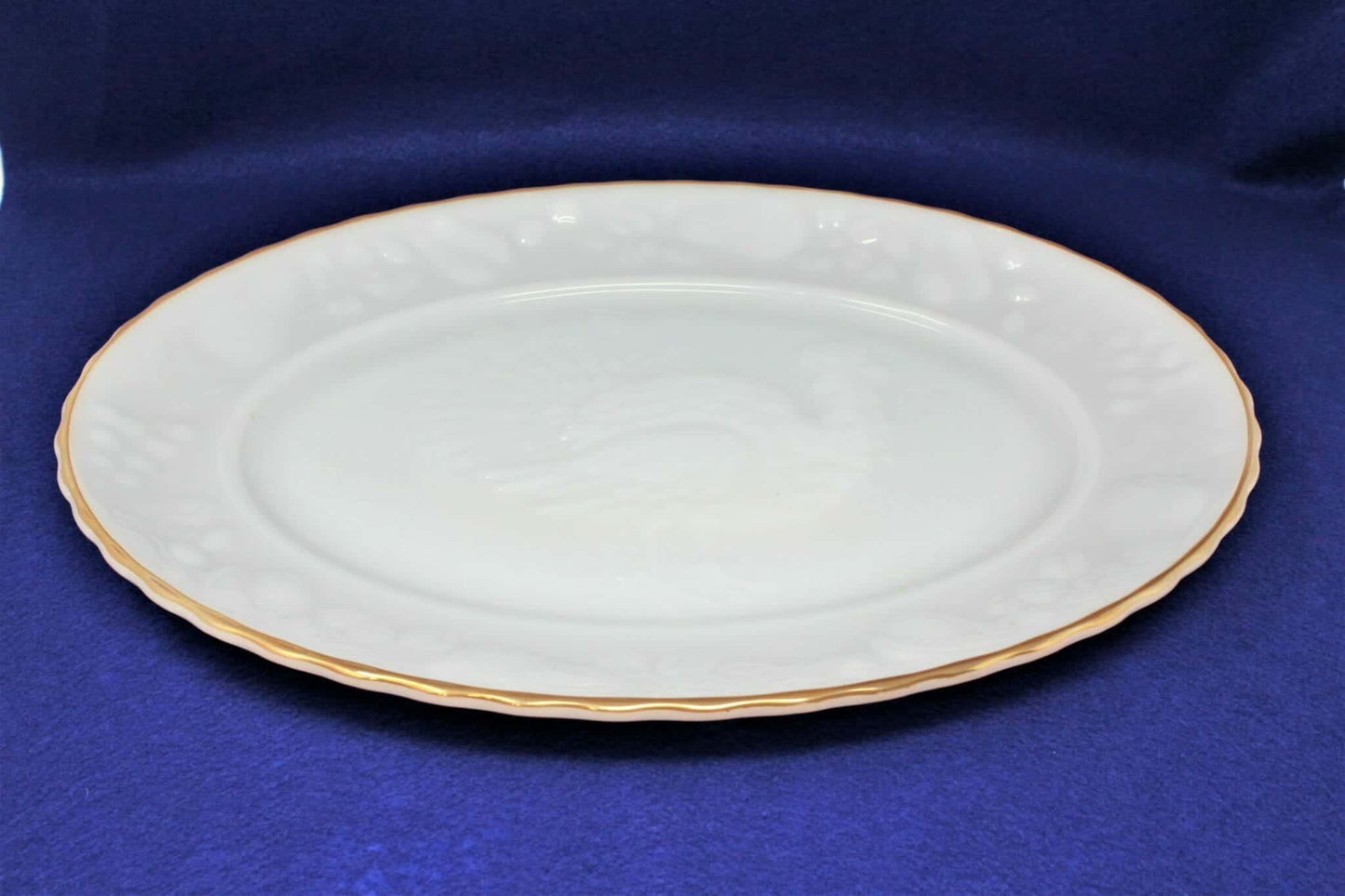 Serving Platter, Anchor Hocking Fire King Turkey Platter, Vintage