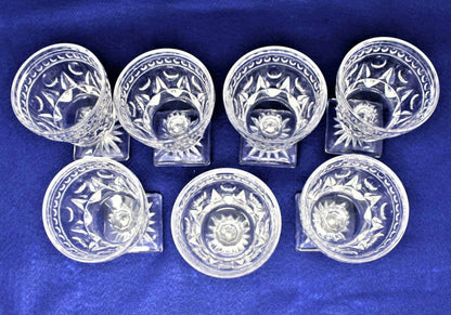 Water Goblets, Colony Glass, Park Lane, Set of 7, Vintage