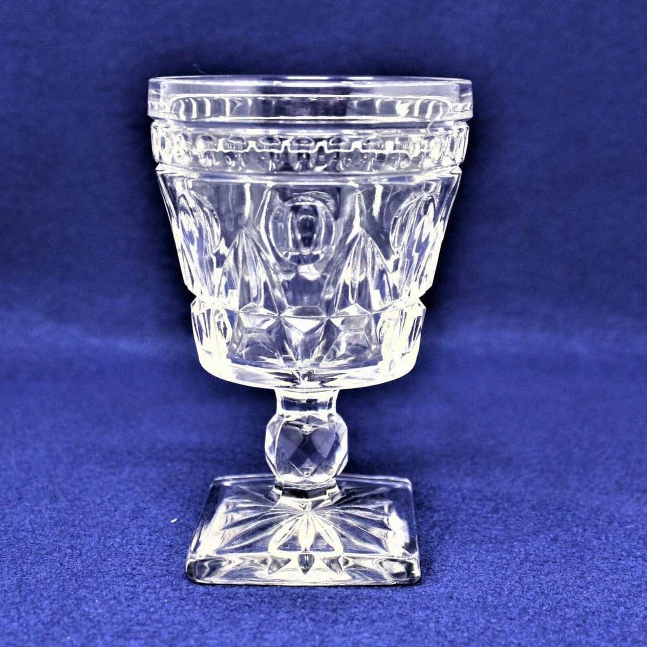 Water Goblets, Colony Glass, Park Lane, Set of 7, Vintage