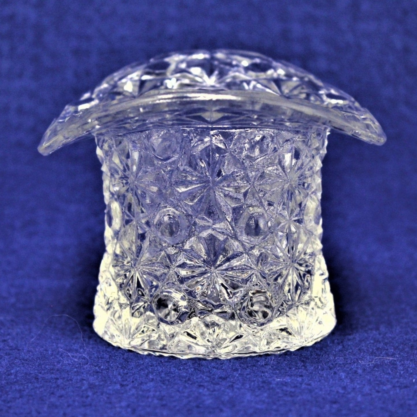 Top Hat, Fenton, Daisy & Button Clear Glass, Vintage