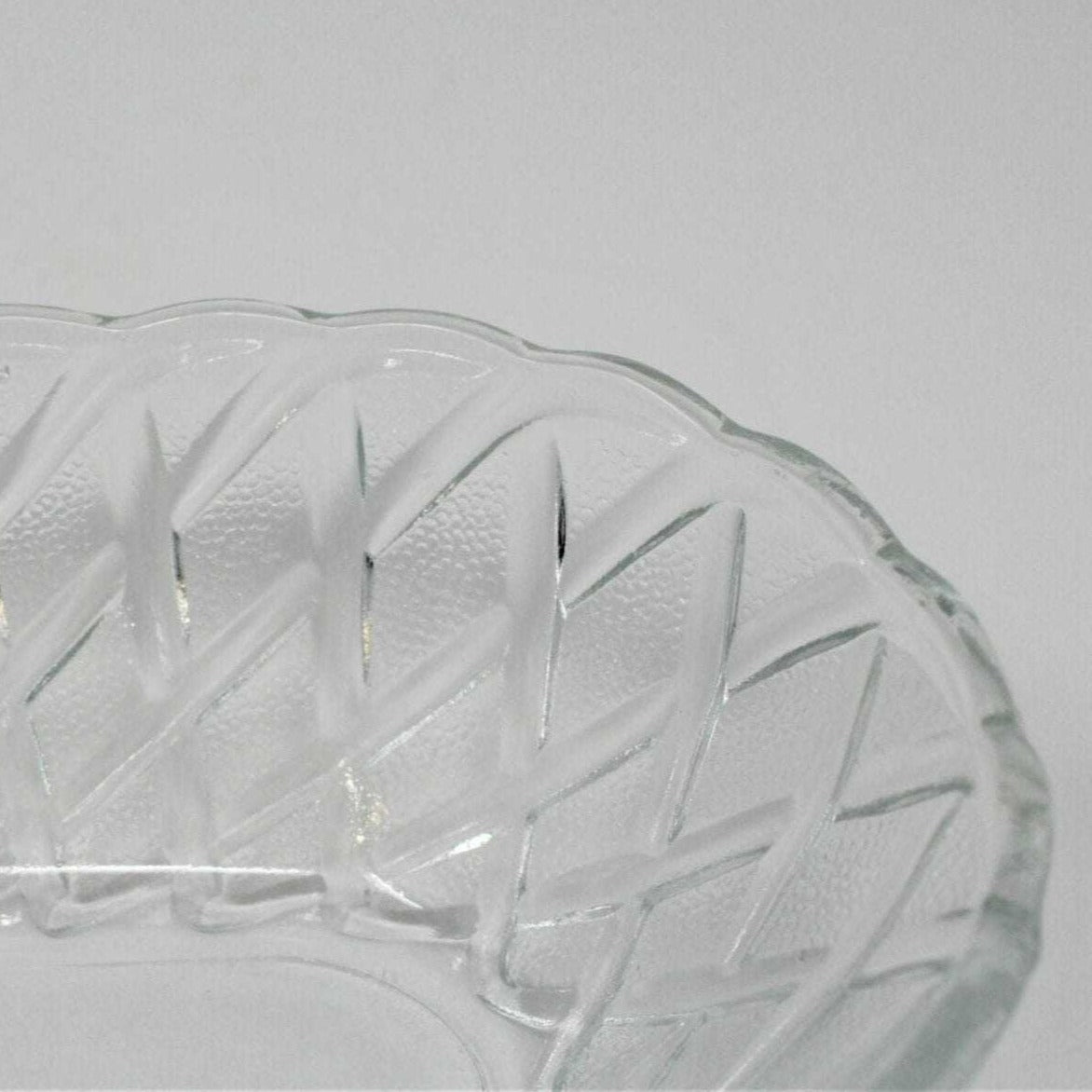 Celery Dish / Tray, Indiana Glass, Pretzel, Clear, Vintage