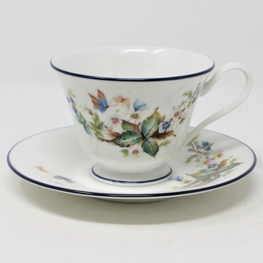 Teacup and Saucer, Lenox / Oxford, Brandywine, Bone China, Vintage