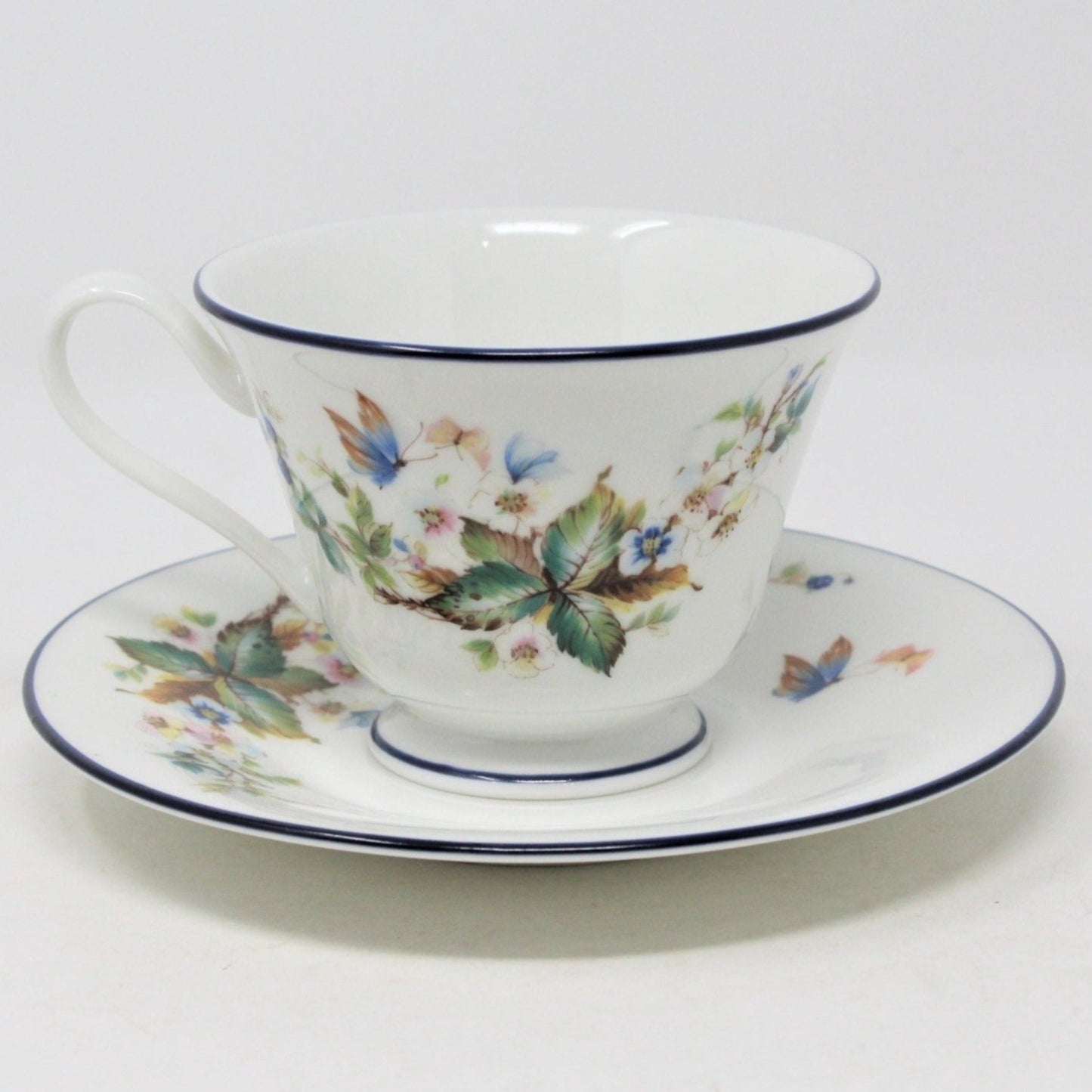 Teacup and Saucer, Lenox / Oxford, Brandywine, Bone China, Vintage