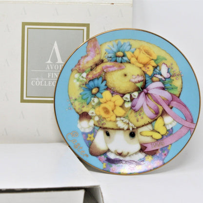 Decorative Plate, Avon, Easter 1995, My Easter Bonnet, in Box