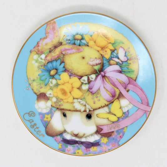 Decorative Plate, Avon, Easter 1995, My Easter Bonnet, in Box