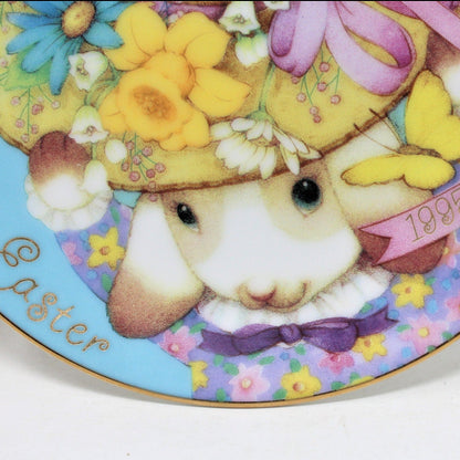 Decorative Plate, Avon, Easter 1995, My Easter Bonnet, in Box
