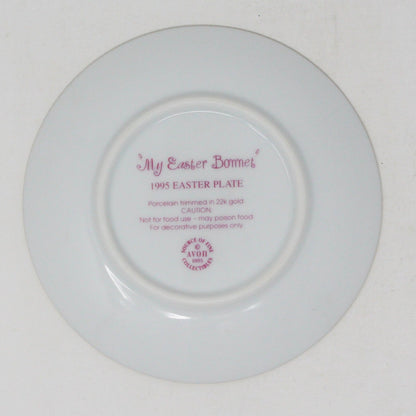 Decorative Plate, Avon, Easter 1995, My Easter Bonnet, in Box