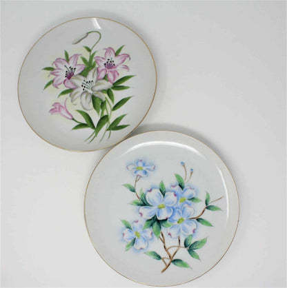 Decorative Plate, Hand Painted Signed, Spider Mums, Vintage Japan