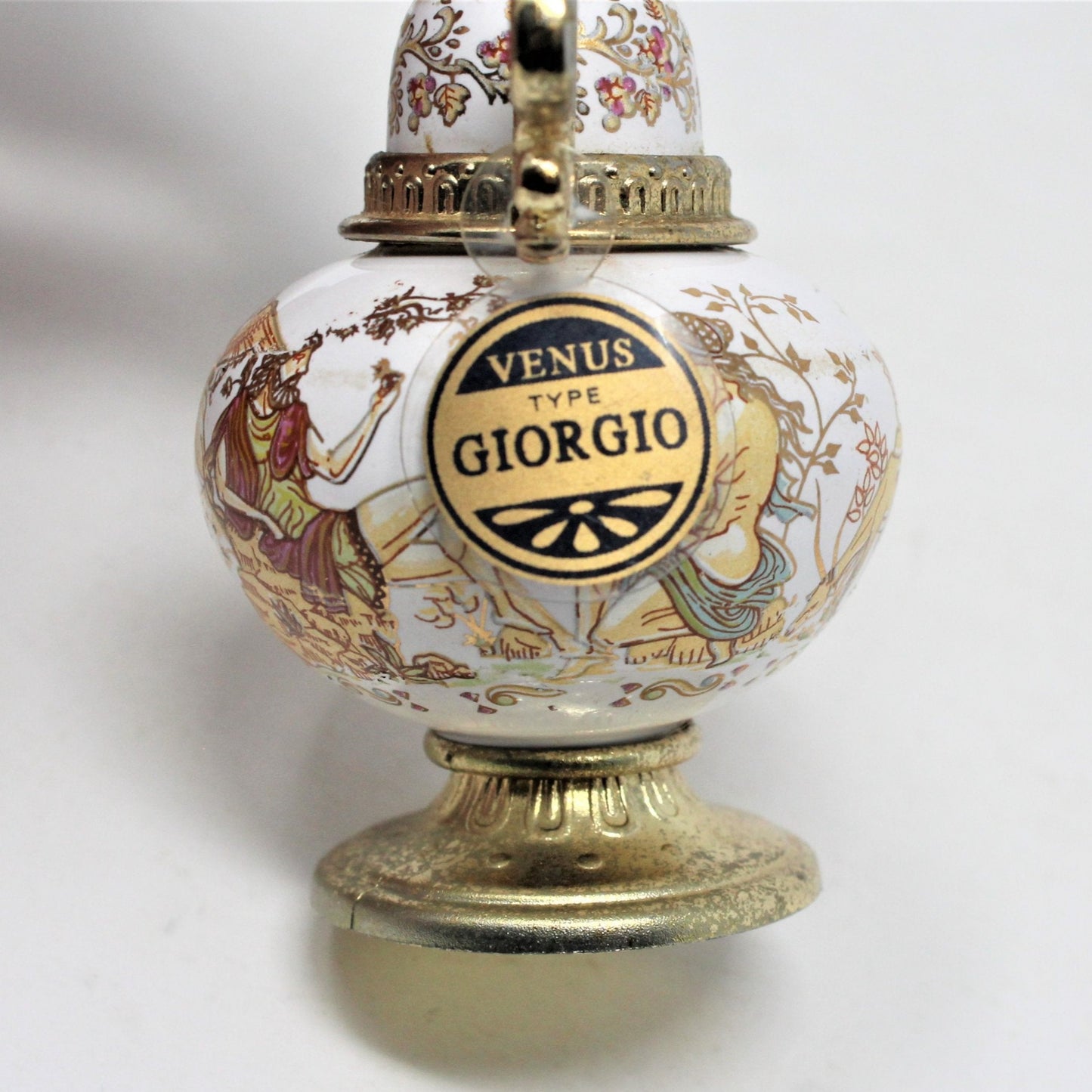 Perfume Bottle, Pallini Attiki, Giorgio, Hand Made in Greece, Vintage