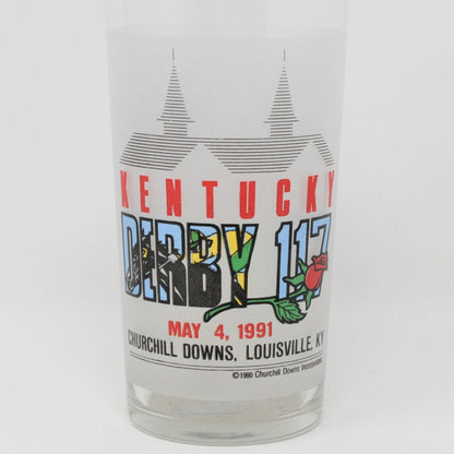 Mint Julep Glass, Kentucky Derby, Churchill Downs, 1991 Vintage