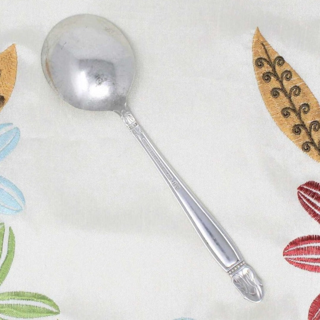 Spoon, Soup / Gumbo, Holmes & Edwards, Danish Princess, Silverplate Vintage