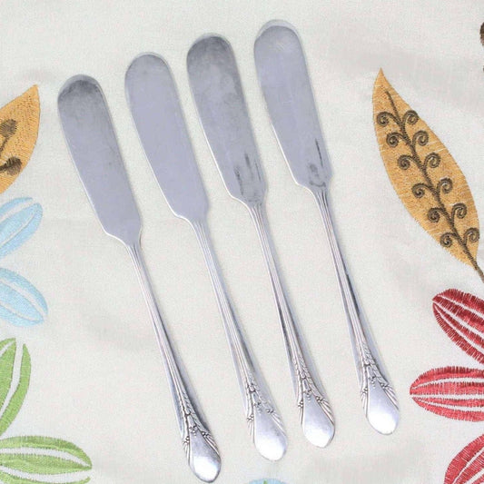 Spreaders, Wm Rogers, Inheritance, Silverplate, Matching Set of 4, Vintage