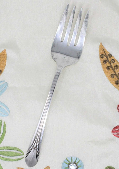 Serving / Meat Fork, Wm Rogers, Inheritance, Silverplate, Vintage