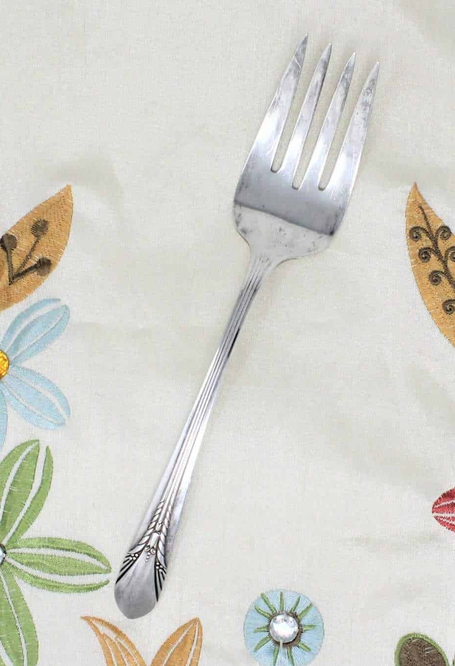 Serving / Meat Fork, Wm Rogers, Inheritance, Silverplate, Vintage