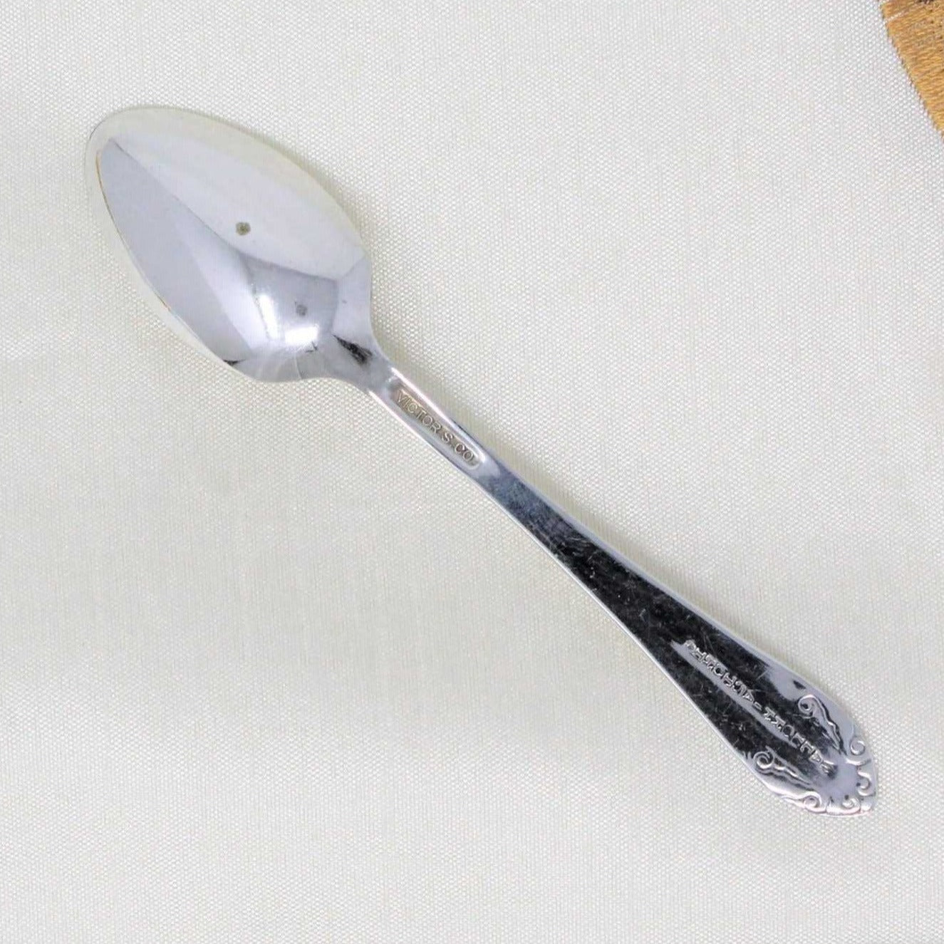 Demitasse Spoon, Victor Silver, Waldorf Astoria, Art Deco, Vintage 1932