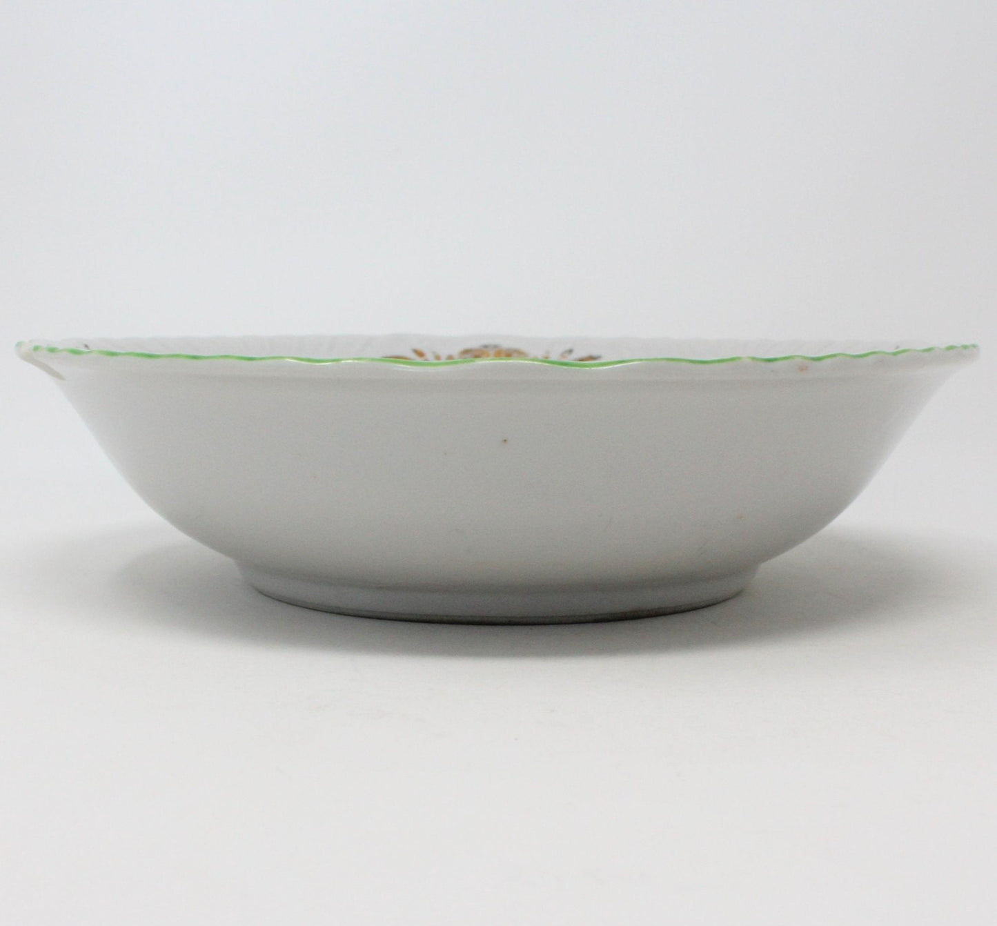 Bowl, Hand Painted Floral, Ceramic, Japan, Vintage