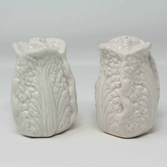 Salt and Pepper Shakers, Fitz and Floyd, Cabbage Shaped, Vintage, SOLD