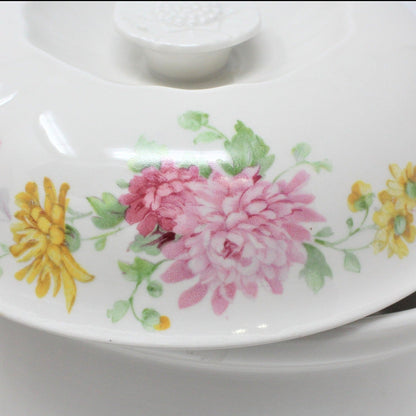 Casserole with Lid, Coors Thermo- Porcelain, Chrysanthemum, Vintage, RARE, SOLD