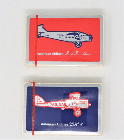 Playing Cards, American Airlines, DH-4 US Mail Plane Blue, Unopened, Vintage