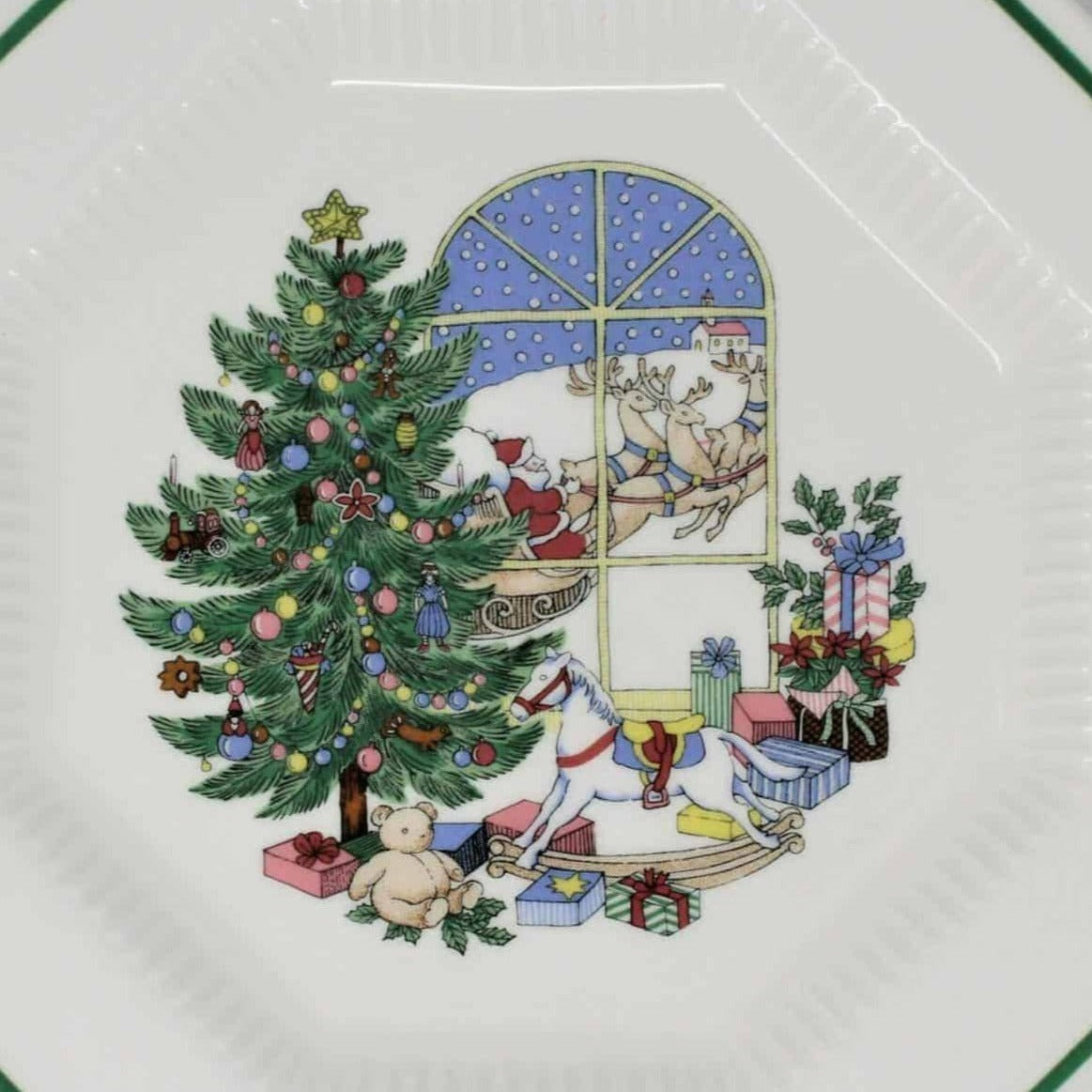Dessert / Salad Plates, NIKKO, Christmastime, Set of 4