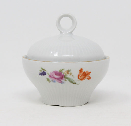 Sugar Bowl with Lid, JLMenau Graf Von Henneberg, Floral, Vintage