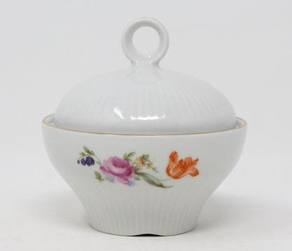 Sugar Bowl with Lid, JLMenau Graf Von Henneberg, Floral, Vintage