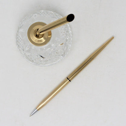 Pen Holder / Paper Weight, Cristal De Flandre, Salzburg, Lead Crystal, France