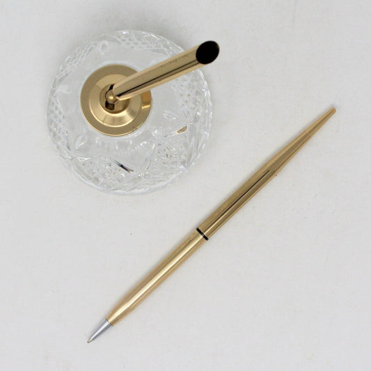 Pen Holder / Paper Weight, Cristal De Flandre, Salzburg, Lead Crystal, France