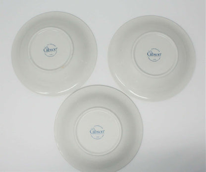 Soup Bowls, Gibson, Coca Cola, Racing Checkered Black/Red, Set of 3, SOLD