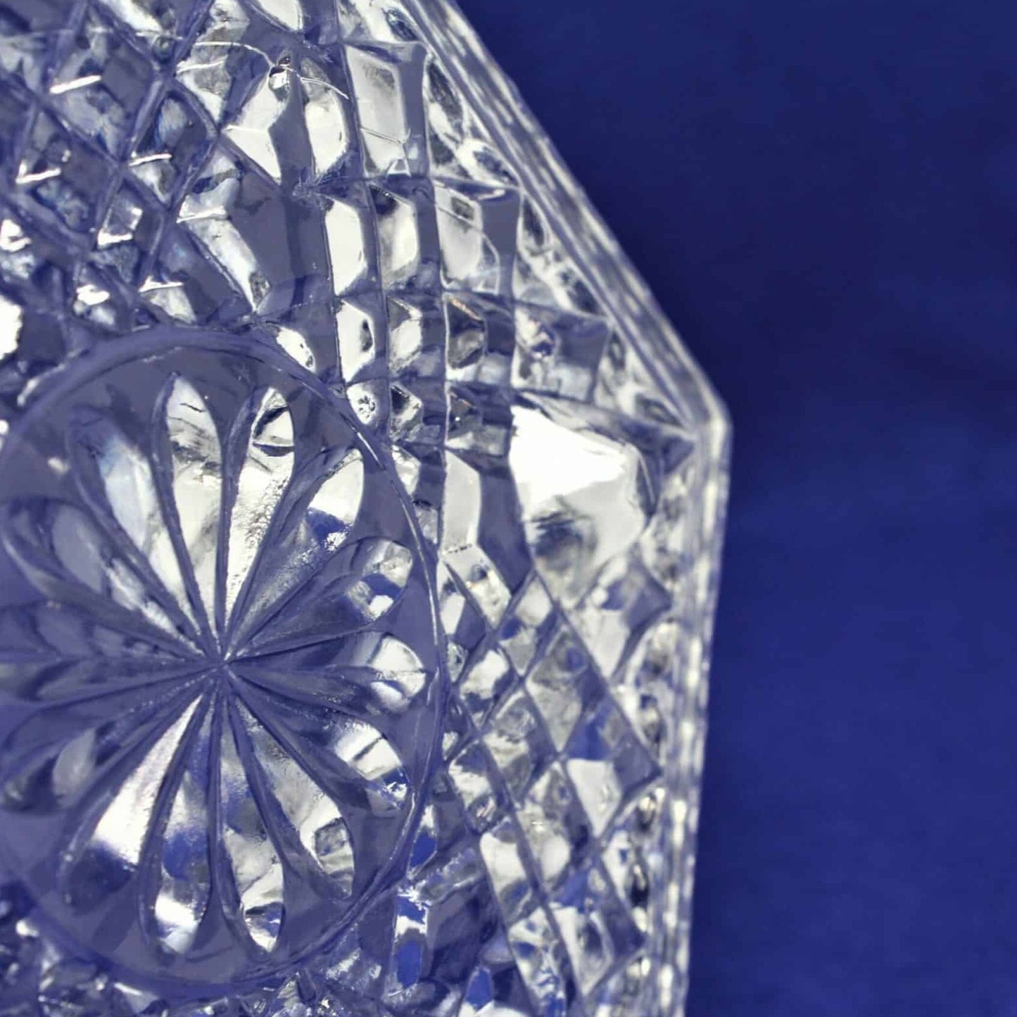 Bon Bon / Candy Dish, Anchor Hocking, Wexford, Hexagonal Dish, Footed, Vintage