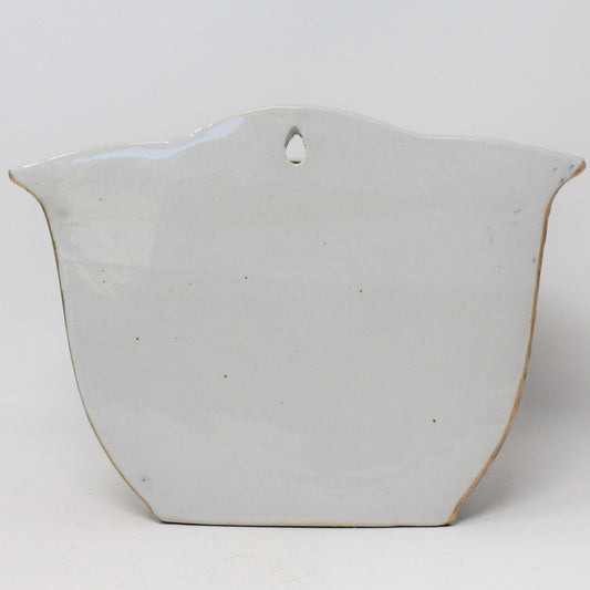 Planter / Wall Pocket Vase, Geisha, Moriage, Vintage