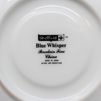 Coffee Cups and Saucers, Sheffield, Blue Whisper, Set of 7, Vintage