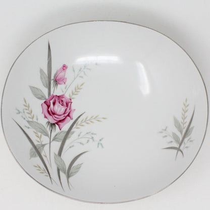 Serving Bowl, Fine China of Japan, Windsor Rose, Vintage Mid Century, Vintage