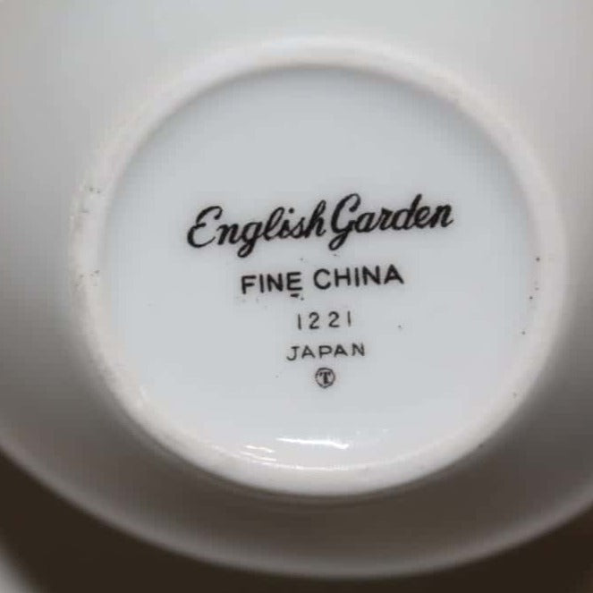 Creamer, Fine China of Japan, English Garden, Vintage