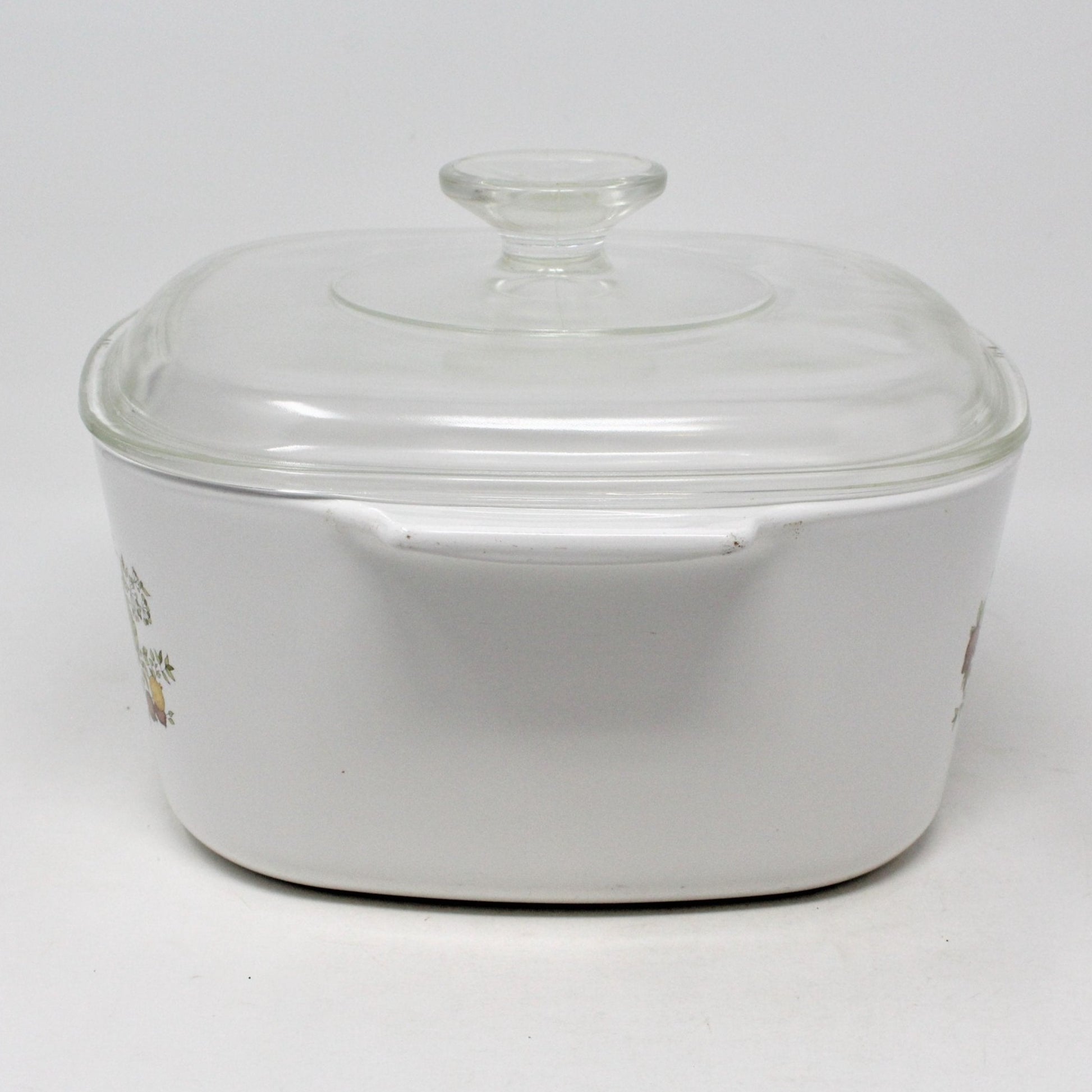 Casserole w/Lid, Corning, Spice of Life with Lid, 3 Qt, Vintage