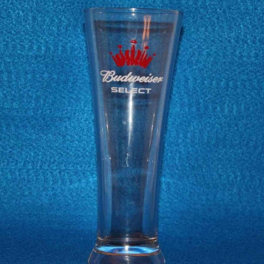 Beer / Pilsner Glass, Budweiser Select Red Crown, Set of 4