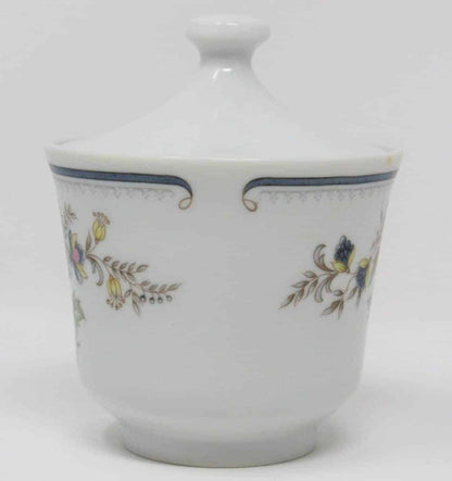 Creamer & Sugar with Lid, Ranmaru, Hampton, Crescent Fine China, Vintage