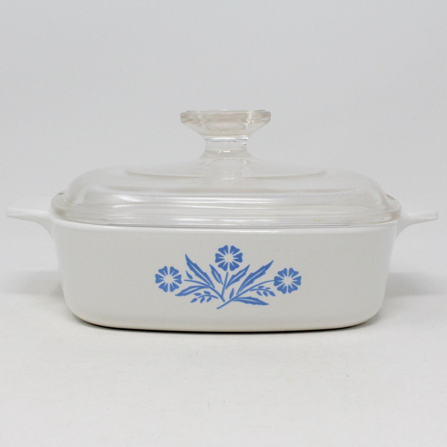 Casserole w/Lid, Corning, Cornflower Blue, 1QT, Vintage