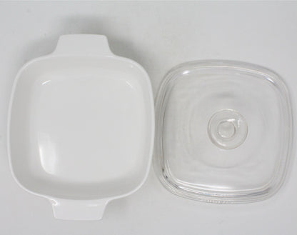 Casserole w/Lid, Corning, Cornflower Blue, 1QT, Vintage