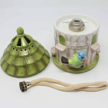 Diffuser, Birdhouse Catalytic Fragrance Lamp, Aroma Décor by Greenleaf, SOLD