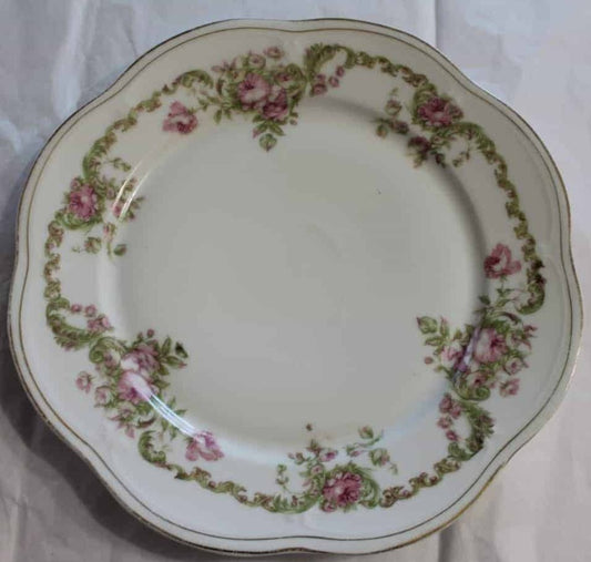 Decorative Plate, Z.S. & C., Floral, Mignon Bavaria Germany, Antique RARE